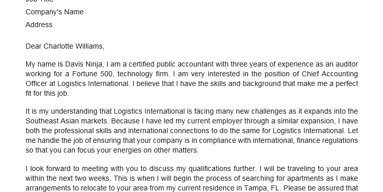 exemple de lettre de motivation de déménagement gratuit pour Word