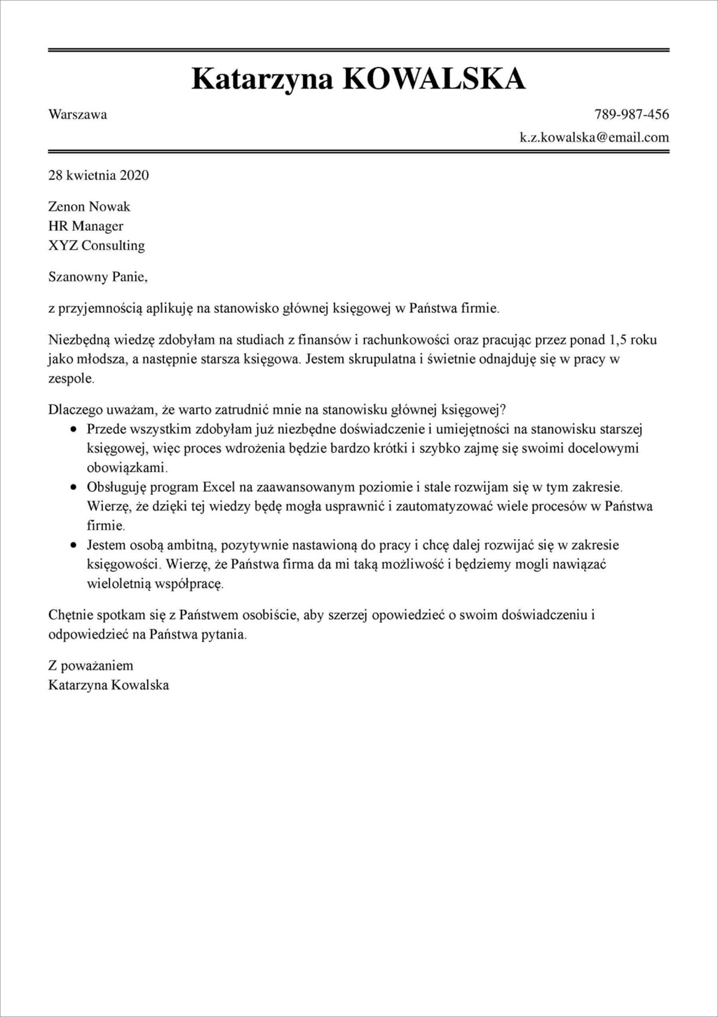 exemple de lettre de motivation pdf