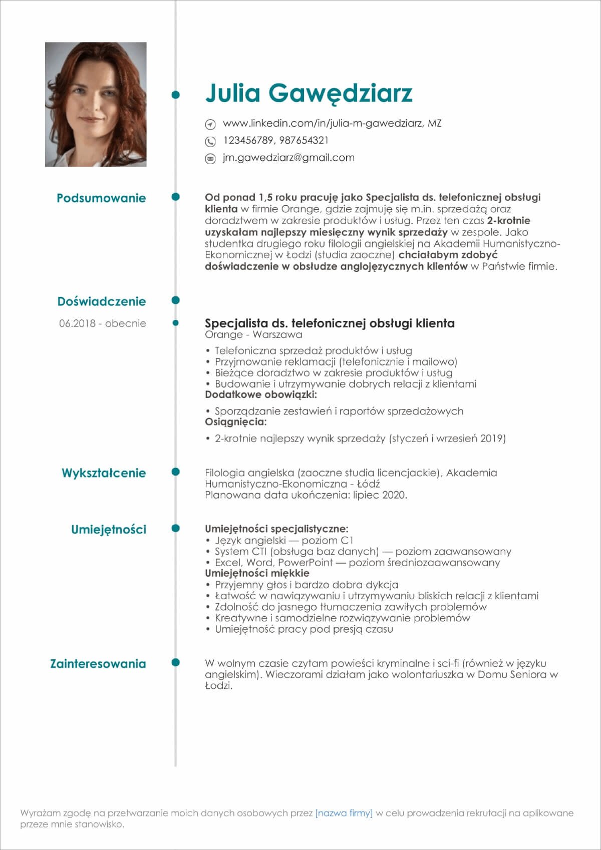 à quoi devrait ressembler un CV