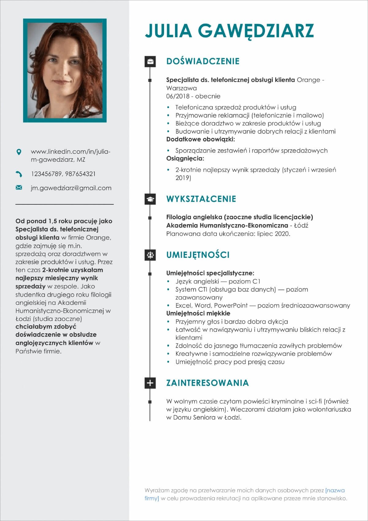 à quoi devrait ressembler un CV