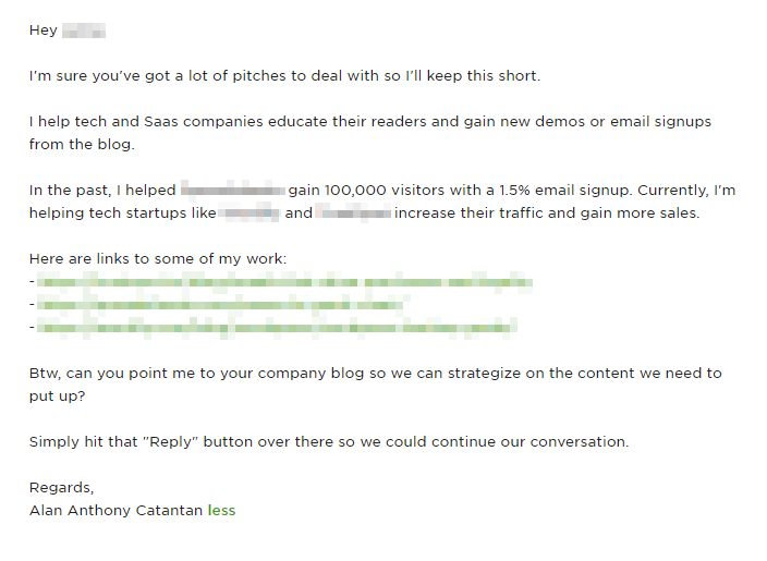 Une lettre de motivation que j'ai utilisée pour décrocher un contrat premium avec un client.