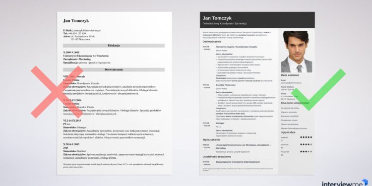 modèle de CV