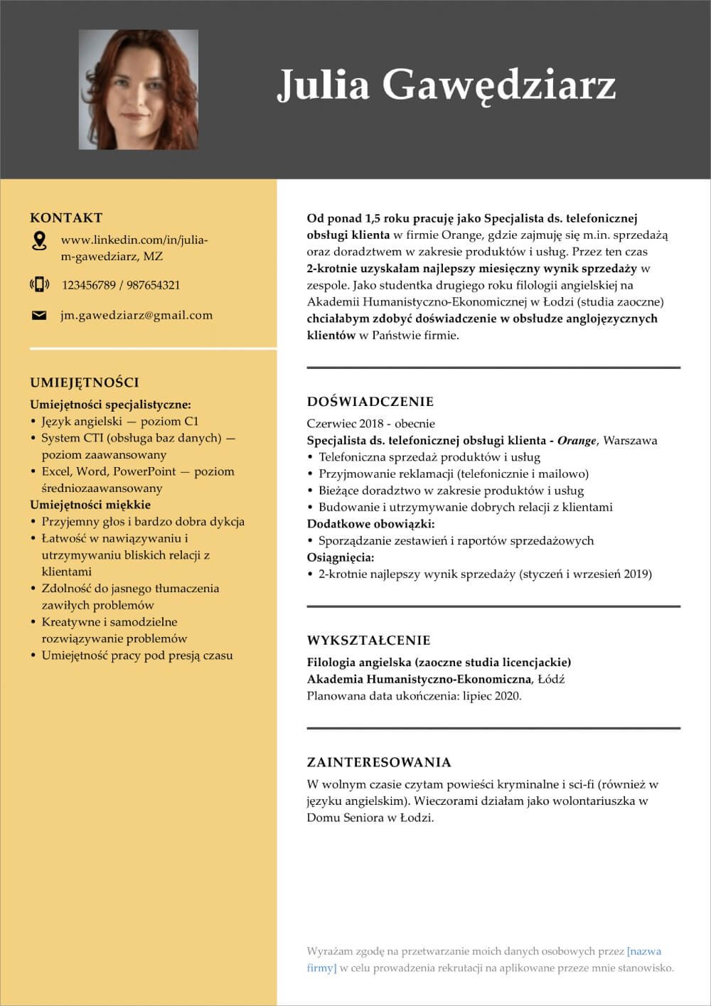 modèle de curriculum vitae doc