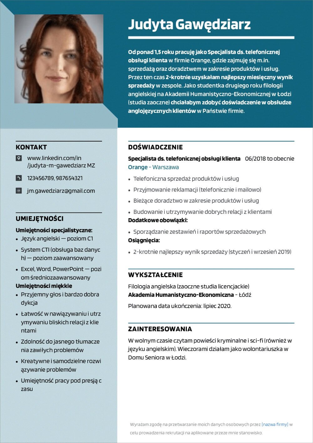 modèle de curriculum vitae doc