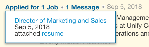 à quoi ressemble un CV sur LinkedIn