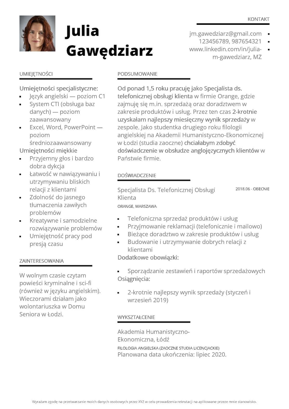 modèle de cv word doc