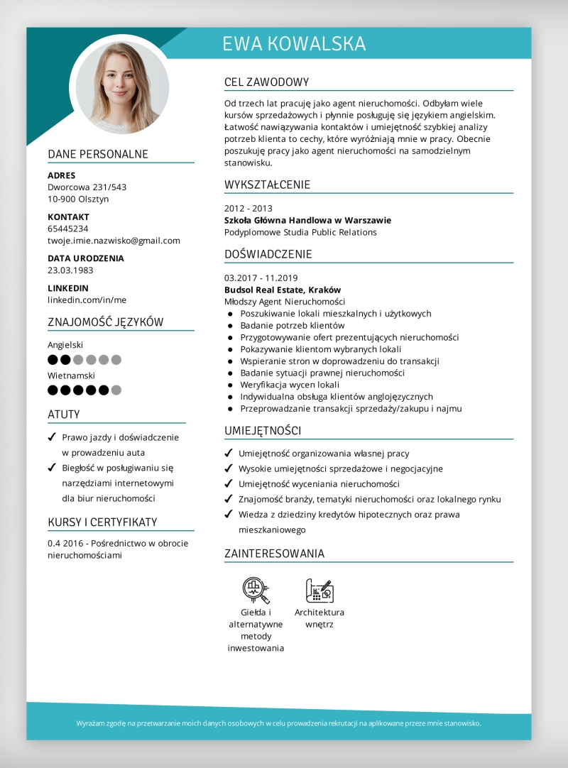 résumé professionnel en CV