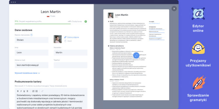 Comment rédiger un CV - Votre guide pour une rédaction parfaite · CVeasy.pl