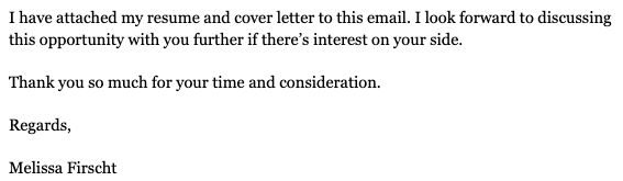 Un exemple de bonne signature de lettre de motivation par e-mail