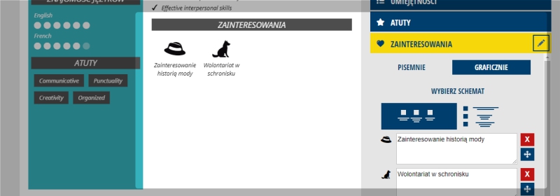 passe-temps dans le curriculum vitae