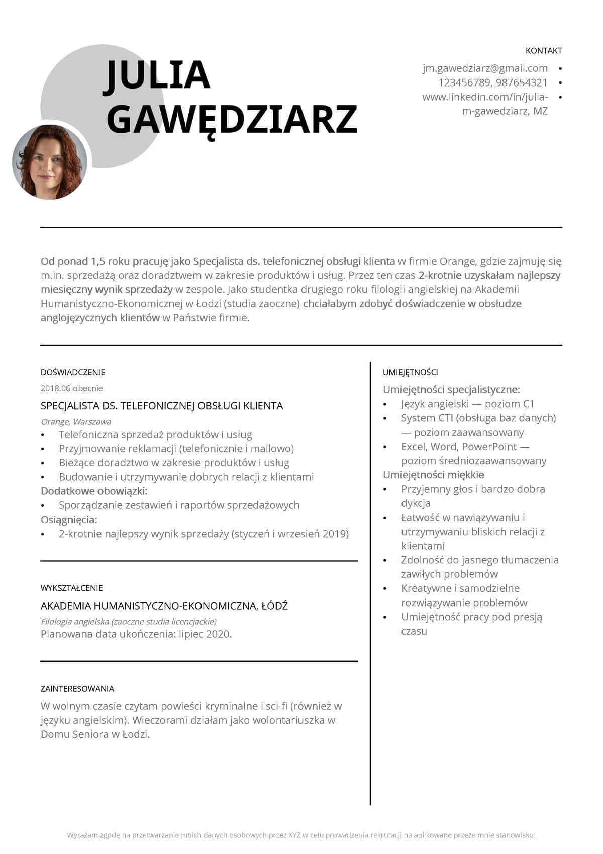 modèle de cv word doc