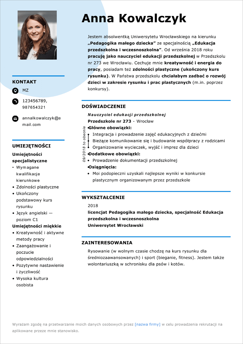 modèle de cv pdf