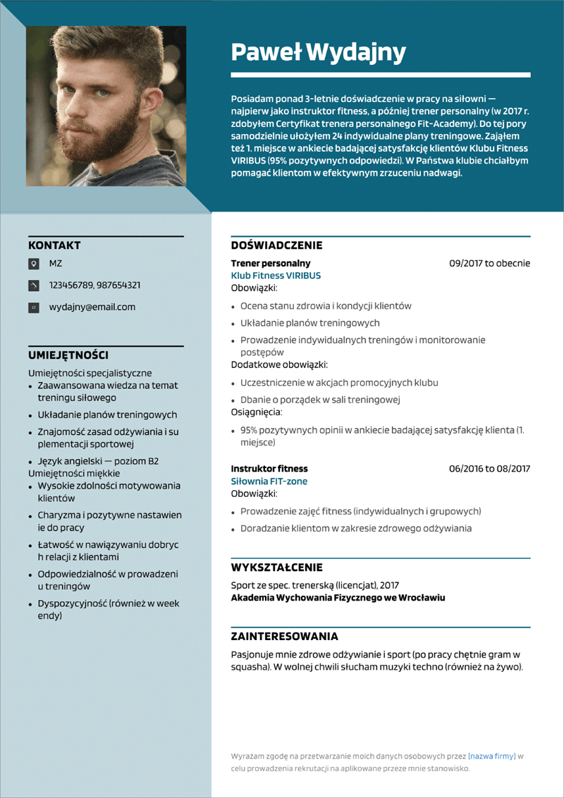 modèle de cv pdf