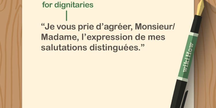3 façons de terminer une lettre en français