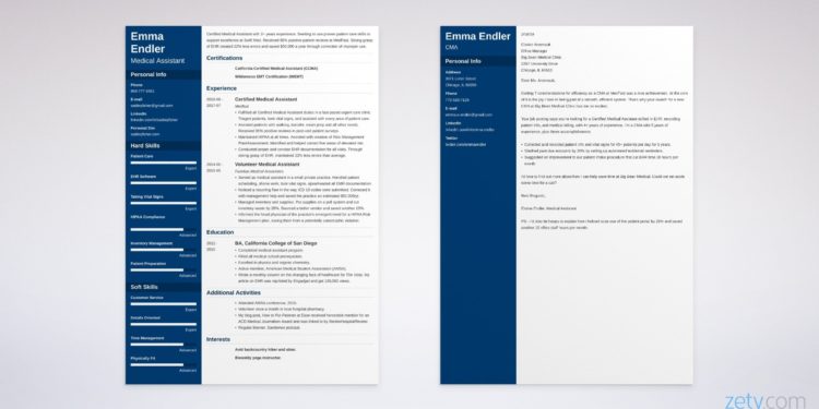 exemple de CV et lettre de motivation