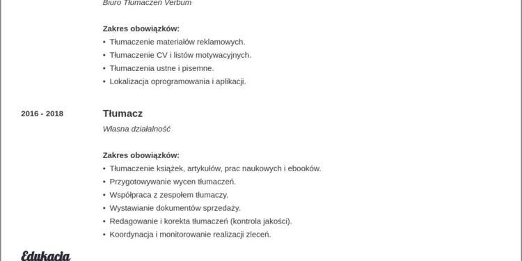 à quoi devrait ressembler le CV