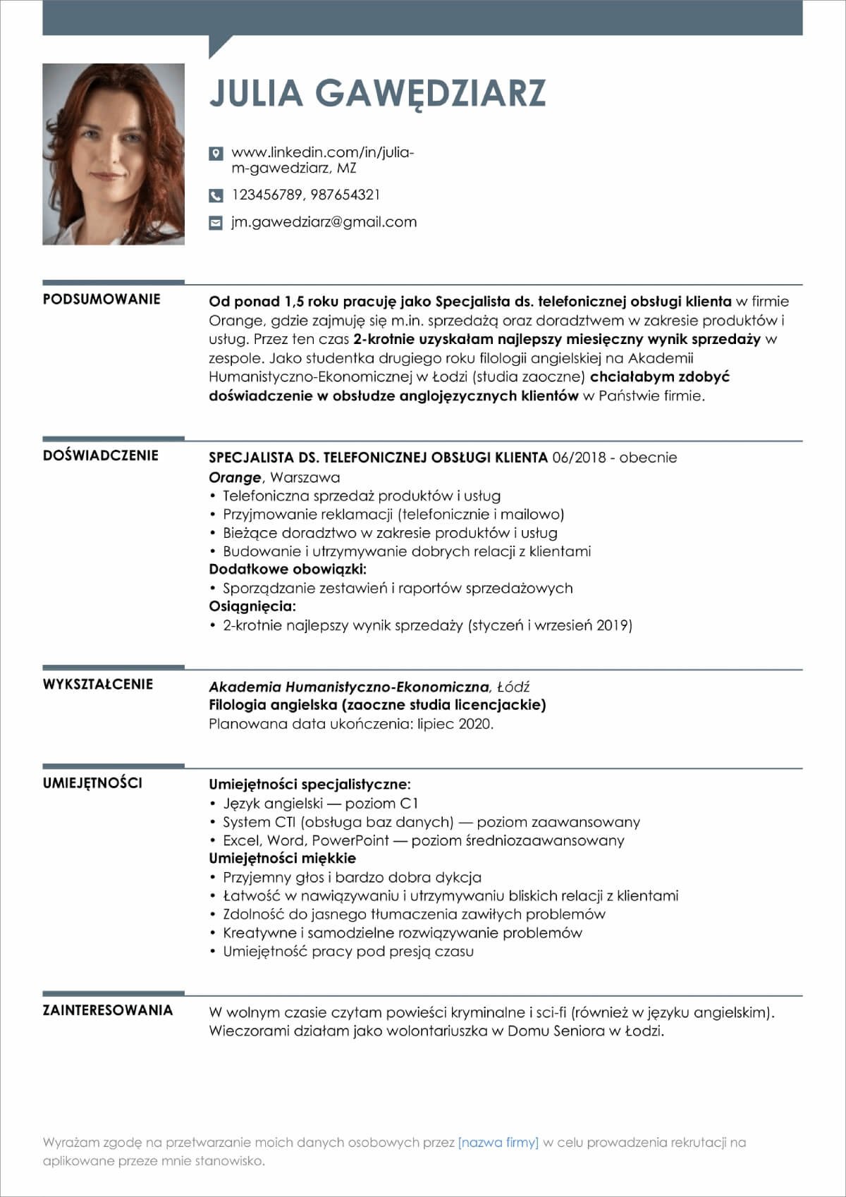 à quoi devrait ressembler un CV