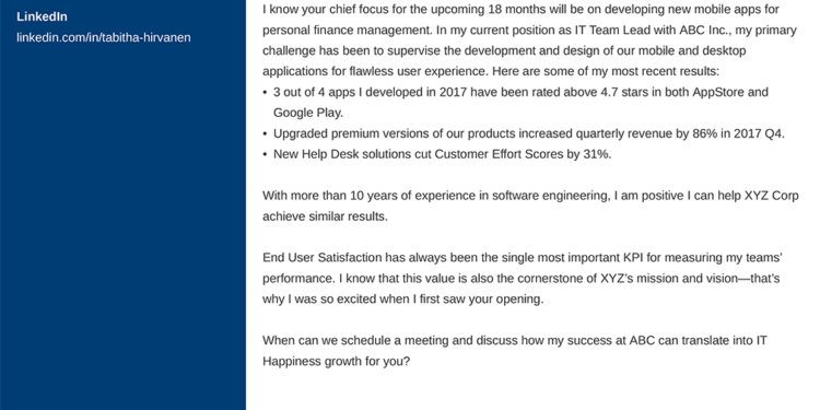 Cover Letter Examples