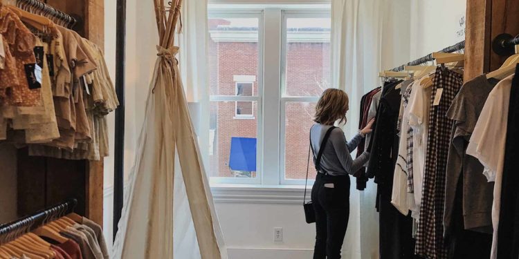 Candidature à un poste dans un magasin de vêtements