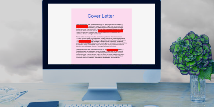 Cela doit être la première phrase de votre lettre de motivation