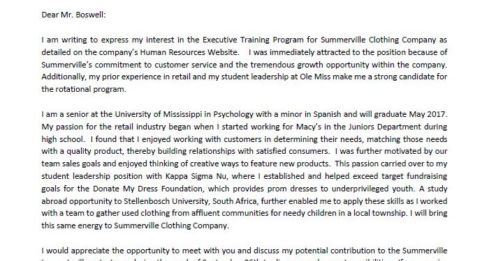 Centre de carrière |  Lettres de motivation |  Centre de carrière