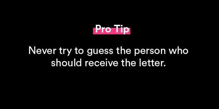 comment adresser une lettre de motivation