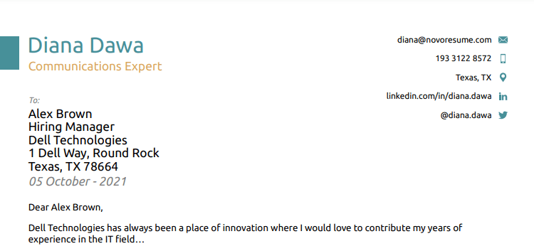 comment adresser une lettre de motivation