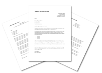 Modèles de lettre de motivation