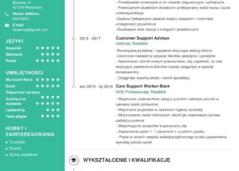 Exemple de CV pour un étudiant