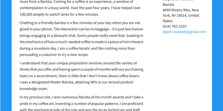 Exemple de lettre de motivation aucune expérience