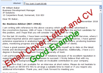 email-cv-lettre-de-présentation