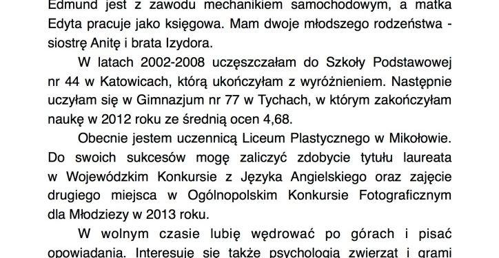 Exemple de CV scolaire