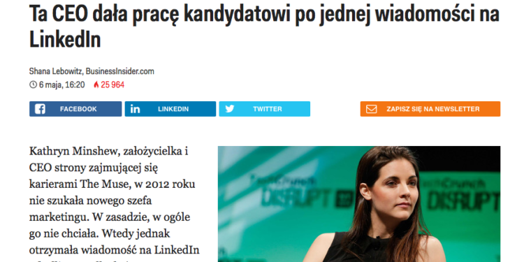 ENVOYER UN E-MAIL À FROID, OU PARVENIR À TRAVAILLER DANS L'ENTREPRISE DE VOS RÊVES !  - Izabela Wołyniec-Sobczak