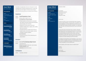 ensemble de curriculum vitae et lettre de motivation de lycée