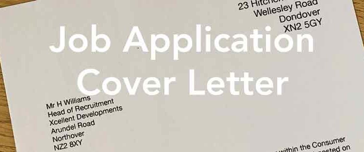 Lettre de motivation type pour une demande d'emploi