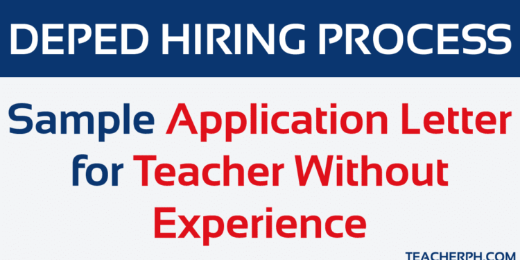 Exemple de lettre de candidature pour enseignant sans expérience