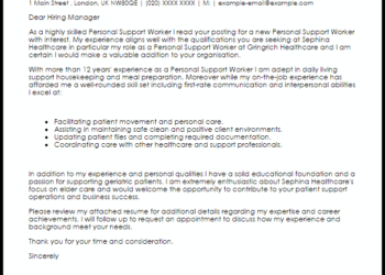 travailleur de soutien personnel