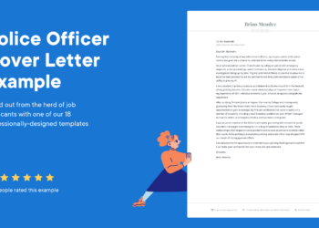 Exemples de lettre de motivation d'agent de police et conseils d'experts [Free] · CV.io