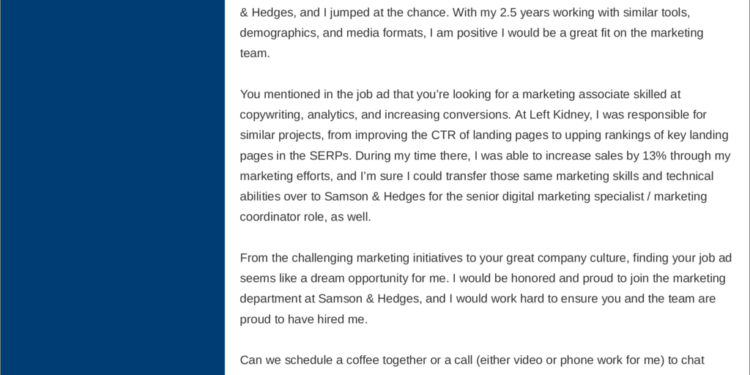 exemple de CV marketing d'entrée de gamme