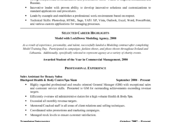 Exemples de lettres de motivation pour la réceptionniste de salon #1