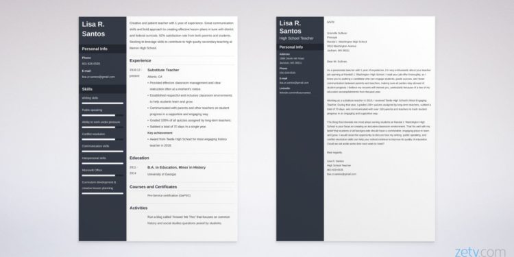 nouveau curriculum vitae et lettre de motivation