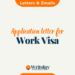 Lettre de demande de visa de travail