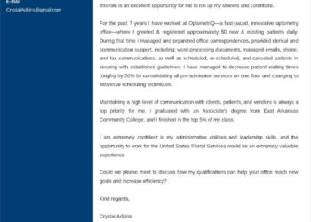 modèles de lettre de motivation usps