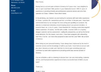 exemple de lettre de motivation caissier de banque