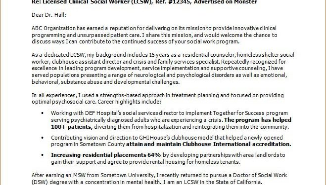 Lettre de motivation pour un emploi humanitaire