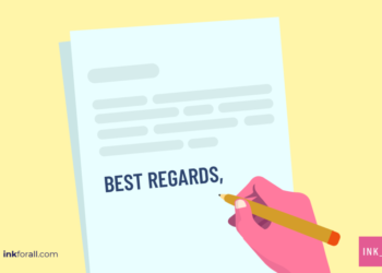 Meilleures salutations est une adieu, ou la clôture, à la correspondance