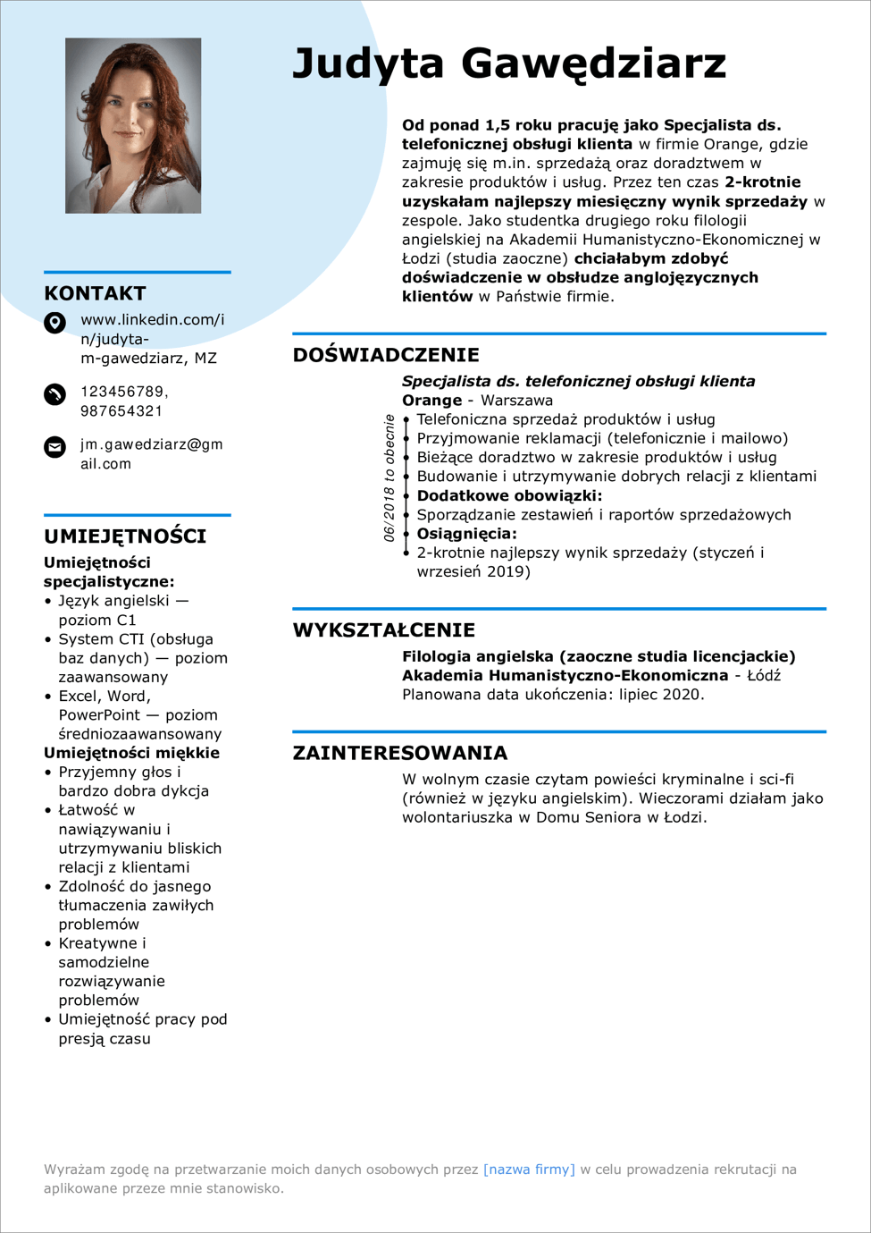 cv créatif subtil