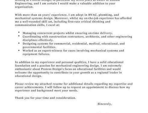 lettre de motivation ingénieur mécanicien complète