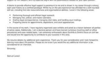 lettre de motivation parajuriste complète