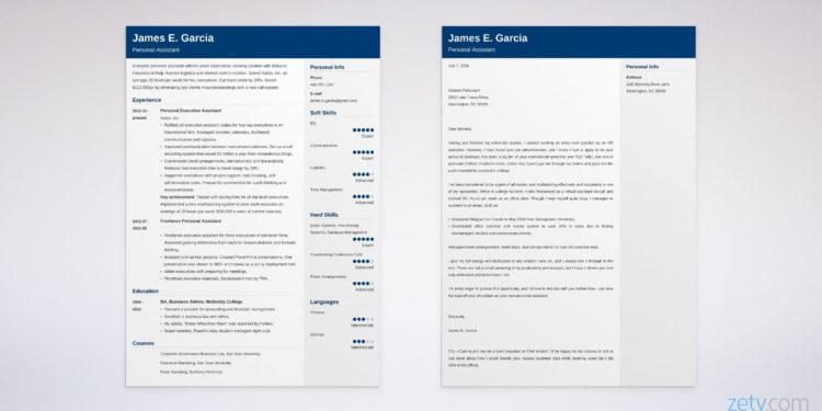 exemple de CV et lettre de motivation